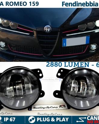 FENDINEBBIA LED per Alfa Romro 159 Luce Bianca