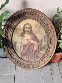 Stampa Sacro Cuore di Cristo con cornice