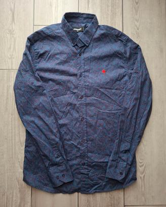Camicia Dsquared2 Uomo Taglia XL Colore Blu/Rosso