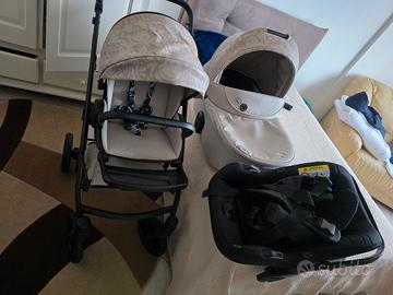passeggino completo 3 pezzi