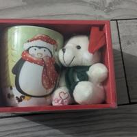 tazza con disegno pinguino + orsetto