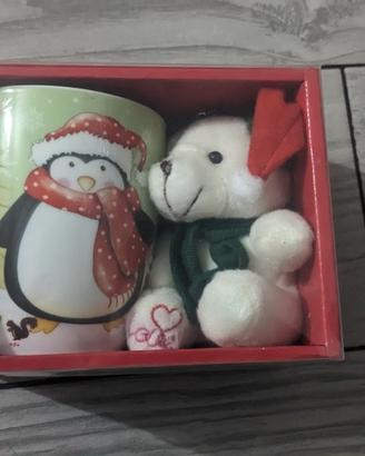tazza con disegno pinguino + orsetto