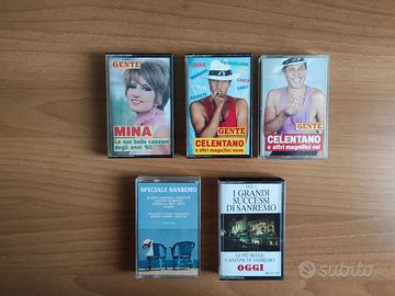 Musicassette musica leggera italiana