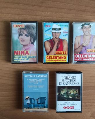 Musicassette musica leggera italiana