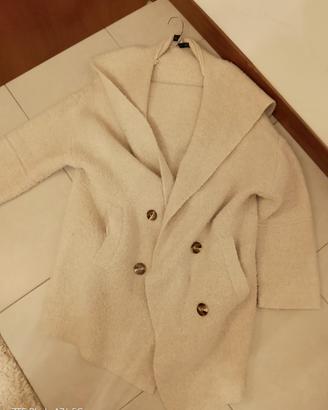 Zara knit beige Lana mista 