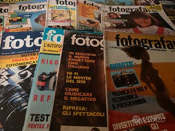 Collezione riviste fotografiche e auto moto