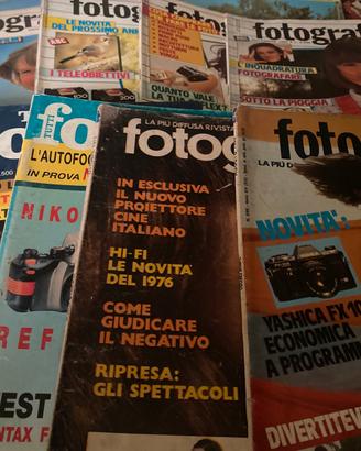 Collezione riviste fotografiche e auto moto