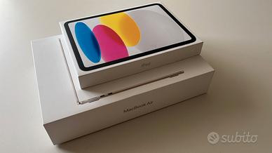 Scatole originali Apple ipad & MacBook Air