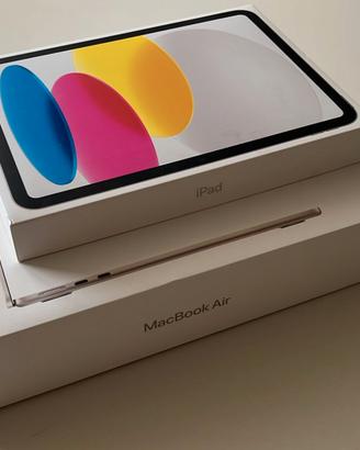 Scatole originali Apple ipad & MacBook Air