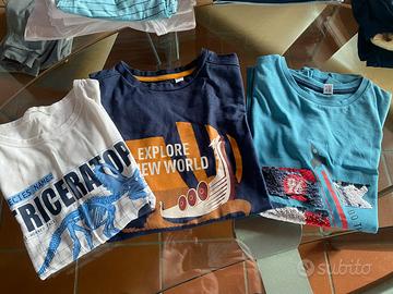 T Shirt manica lunga bambino/ragazzo Okaidi