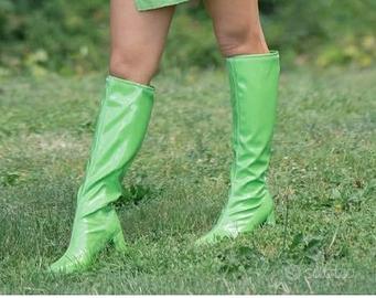 Stivali verdi lunghi tacchi Winx Aisha Mew lory