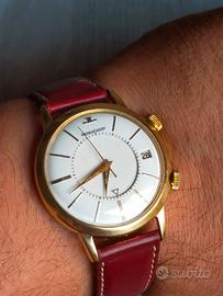 orologio memovox Jaeger le coultre oro18k oversize