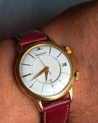 orologio memovox Jaeger le coultre oro18k oversize
