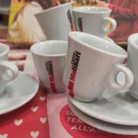 set 6 tazzine e piattini caffè Molinari