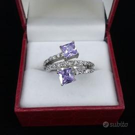 Anello Argento 925 con pietre dure