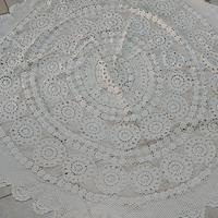 copritavolo tondo uncinetto