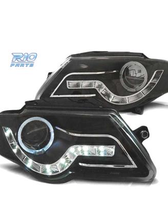 FARI DAYLIGHT OCCHI ANGEL VOLKSWAGEN VW PASSAT B6 