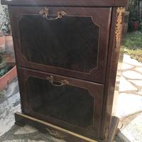 scarpiera antica due ripiani 