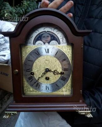 Orologio meccanico hermle tavolo con lunario