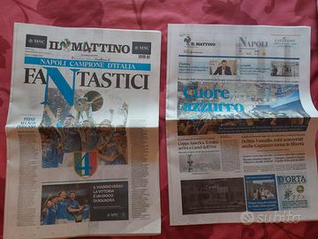 Il Mattino scudetto Napoli 2025