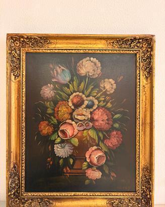 Dipinto a olio su tela originale - Bouquet di Fior