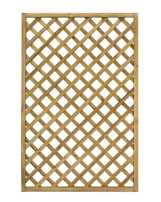 Grigliato in legno a Maglia Diagonale Gaia 120x180