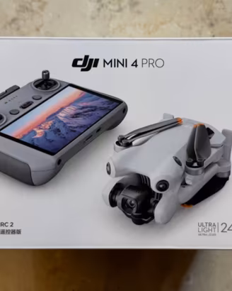 DJI Mini 4 Pro + RC2 remote with display - only 7 