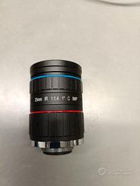 Obiettivi 25 e 35mm F 1.4 C-MOUNT