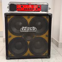 Testata 450w e Cassa 4x10 Mark Bass Amplificatore