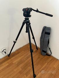 Tripode Manfrotto 055C & testa fluida 503HDV