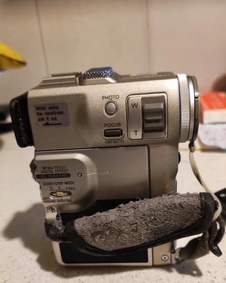 telecamera funzionante con accessori