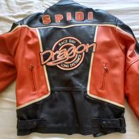 giubbotto in pelle motociclista