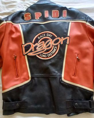 giubbotto in pelle motociclista