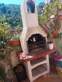 Caminetto barbecue da esterno