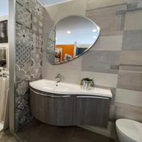 Mobile bagno sospeso cristallo