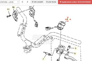 Devio luci Sx Yamaha Majesty 125 5DSH39760000