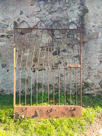 cancello in ferro battuto anni 50