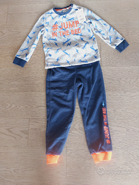Pigiama pile bambino O. Marines 4/5 anni nuovo