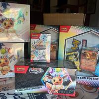 Lotto Pokemon evoluzioni prismatiche X6 Sigillati