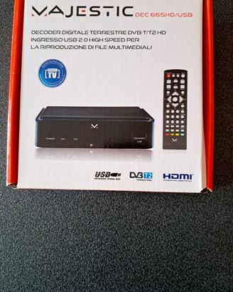 Decoder digitale terrestre DVB-T/T2 HD