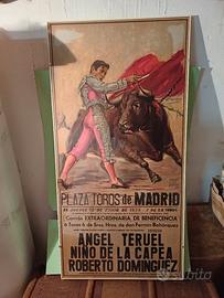 Poster Corrida plaza de toros Madrid 1975