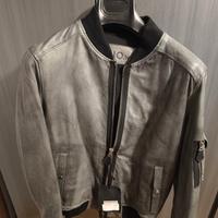 Giubbetto pelle verde NUOVO