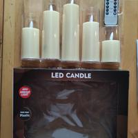 Set di 5 candele a LED - Nuovo