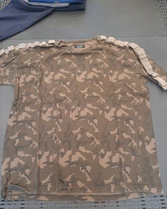 tshirt uomo militare maniche corte tg m