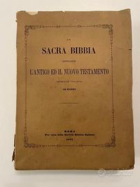 Sacra Bibbia anno 1875