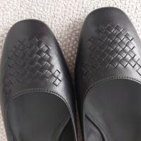 bottega veneta scarpe ballerine intreccio nere