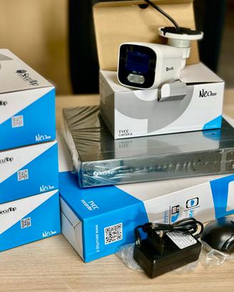 Kit videosorveglianza 4 telecamere + registratore