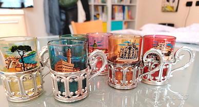 set bicchieri vintage del buon ricordo 