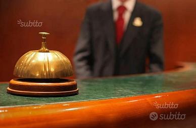 Receptionist in hotel resort villaggi turistici