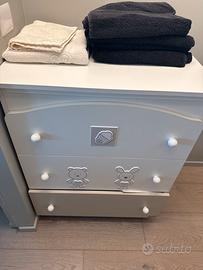 Cassettiera bambini neonati erbesi